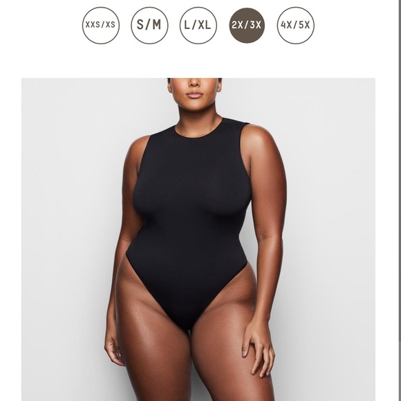 NWT SKIMS Essential Crew Neck Sleeveless Bodysuit - Picture 7 of 11